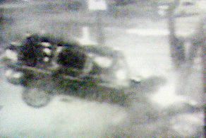 Surveillance image of the crash